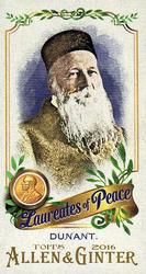 2016 Topps Allen & Ginter - Mini Laureates of Peace #LP-5 Henry Dunant Front