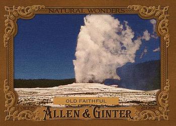 2016 Topps Allen & Ginter - Natural Wonders #NW-6 Old Faithful Front