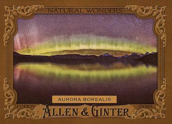 2016 Topps Allen & Ginter - Natural Wonders #NW-8 Aurora Borealis Front