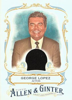 2016 Topps Allen & Ginter - Relic Full-Size Design A #FSRA-GL George Lopez Front