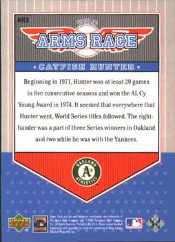 2001 Upper Deck Decade 1970's - The Arms Race #AR3 Jim Hunter  Back