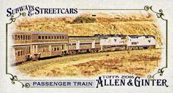 2016 Topps Allen & Ginter - Mini Subways and Streetcars #SS-7 Passenger Train Front