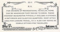 2016 Topps Allen & Ginter - Mini Subways and Streetcars #SS-11 R.V. Back