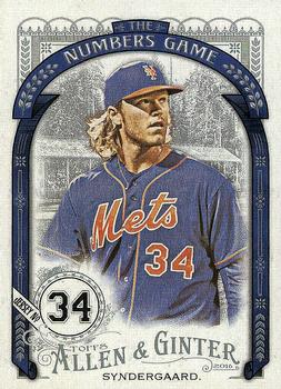 2016 Topps Allen & Ginter - The Numbers Game #NG-1 Noah Syndergaard Front