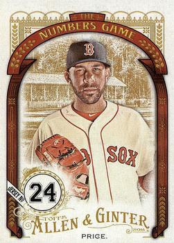 2016 Topps Allen & Ginter - The Numbers Game #NG-14 David Price Front