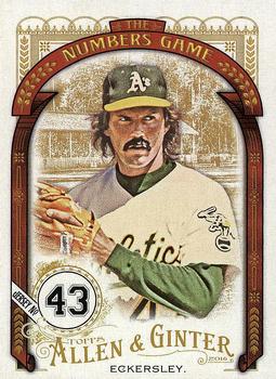 2016 Topps Allen & Ginter - The Numbers Game #NG-18 Dennis Eckersley Front