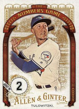 2016 Topps Allen & Ginter - The Numbers Game #NG-32 Troy Tulowitzki Front