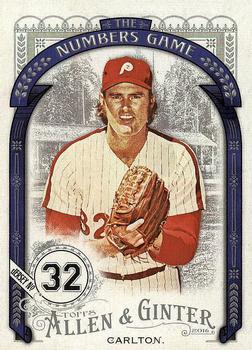 2016 Topps Allen & Ginter - The Numbers Game #NG-36 Steve Carlton Front
