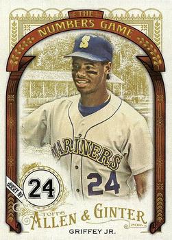 2016 Topps Allen & Ginter - The Numbers Game #NG-39 Ken Griffey Jr. Front