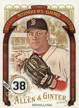2016 Topps Allen & Ginter - The Numbers Game #NG-45 Curt Schilling Front