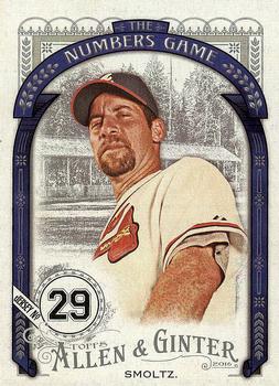 2016 Topps Allen & Ginter - The Numbers Game #NG-51 John Smoltz Front