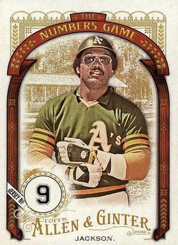 2016 Topps Allen & Ginter - The Numbers Game #NG-66 Reggie Jackson Front