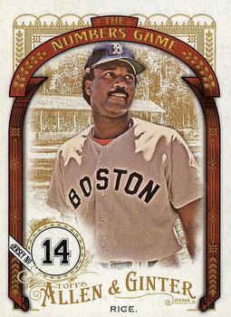 2016 Topps Allen & Ginter - The Numbers Game #NG-74 Jim Rice Front