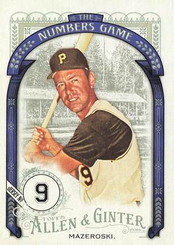 2016 Topps Allen & Ginter - The Numbers Game #NG-78 Bill Mazeroski Front