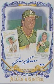 2016 Topps Allen & Ginter - Box Loader Autographs #BLA-JC Jose Canseco Front