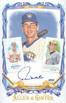 2016 Topps Allen & Ginter - Box Loader Autographs #BLA-PM Paul Molitor Front