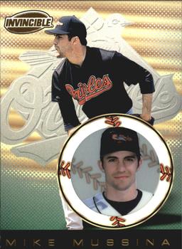 1999 Pacific Invincible #21 Mike Mussina Front