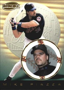 1999 Pacific Invincible #97 Mike Piazza Front