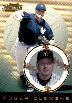 1999 Pacific Invincible #99 Roger Clemens Front