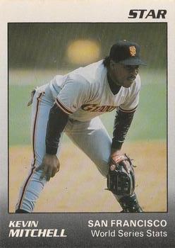 1989 Star Kevin Mitchell / Will Clark #8 Kevin Mitchell Front
