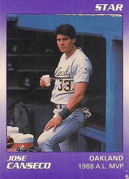 1990 Star Jose Canseco (Purple) #8 Jose Canseco Front