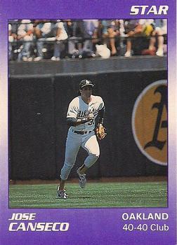 1990 Star Jose Canseco (Purple) #9 Jose Canseco Front
