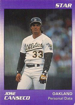 1990 Star Jose Canseco (Purple) #11 Jose Canseco Front