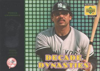 2001 Upper Deck Decade 1970's - Decade Dynasties #D10 Reggie Jackson  Front
