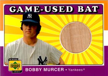 2001 Upper Deck Decade 1970's - Game-Used Bats #B-BoM Bobby Murcer Front