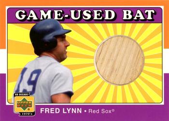 2001 Upper Deck Decade 1970's - Game-Used Bats #B-FL Fred Lynn Front