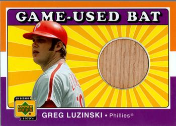 2001 Upper Deck Decade 1970's - Game-Used Bats #B-GL Greg Luzinski Front