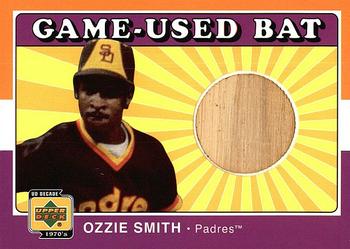 2001 Upper Deck Decade 1970's - Game-Used Bats #B-OS Ozzie Smith Front