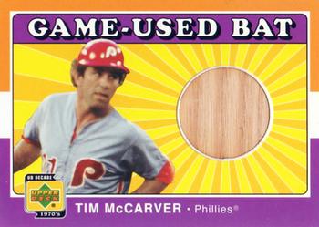 2001 Upper Deck Decade 1970's - Game-Used Bats #B-TiM Tim McCarver Front