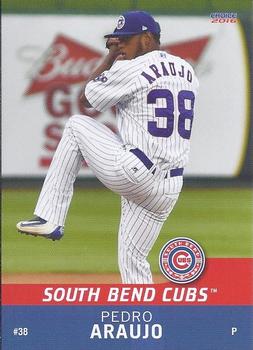 2016 Choice South Bend Cubs #04 Pedro Araujo Front