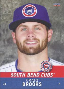 2016 Choice South Bend Cubs #06 Craig Brooks Front