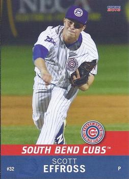 2016 Choice South Bend Cubs #09 Scott Effross Front
