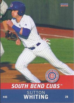 2016 Choice South Bend Cubs #30 Sutton Whiting Front