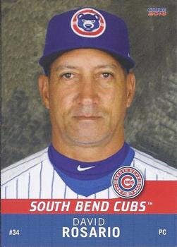 2016 Choice South Bend Cubs #35 David Rosario Front