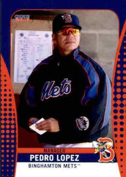 2016 Choice Binghamton Mets #28 Pedro Lopez Front