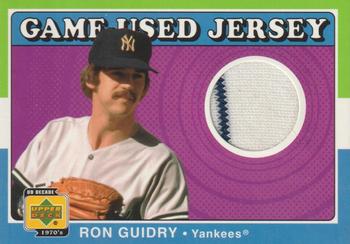 2001 Upper Deck Decade 1970's - Game-Used Jerseys #J-RG Ron Guidry  Front