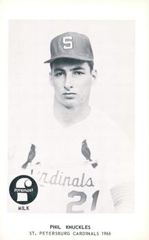 1966 Foremost Milk St. Petersburg Cardinals #NNO Phil Knuckles Front