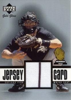 2001 Upper Deck Gold Glove - Game Jersey #GG-CF Carlton Fisk  Front