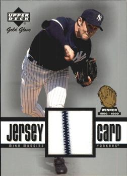 2001 Upper Deck Gold Glove - Game Jersey #GG-MMu Mike Mussina  Front