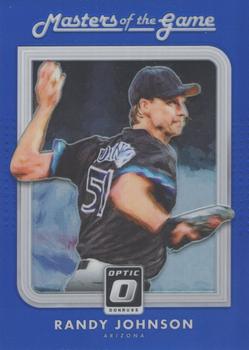 2016 Donruss Optic - Masters of the Game Blue #MG8 Randy Johnson Front