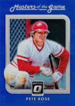 2016 Donruss Optic - Masters of the Game Blue #MG14 Pete Rose Front