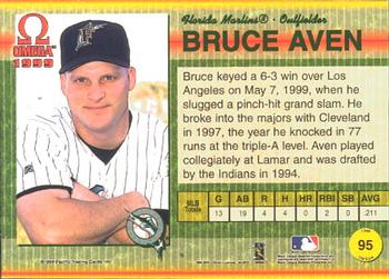 1999 Pacific Omega #95 Bruce Aven Back