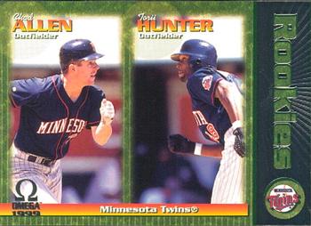 1999 Pacific Omega #141 Chad Allen / Torii Hunter Front