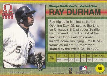 1999 Pacific Omega #55 Ray Durham Back