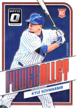 2016 Donruss Optic - Power Alley #PA8 Kyle Schwarber Front
