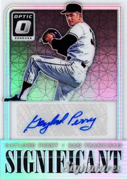2016 Donruss Optic - Significant Signatures #SSGP Gaylord Perry Front
